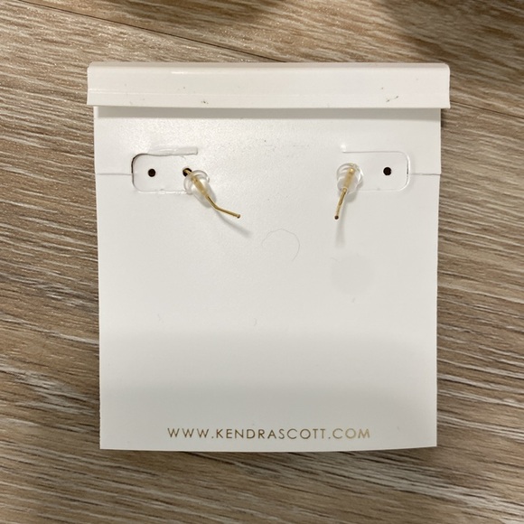 Kendra Scott Pink & Gold Earrings - Picture 3 of 6